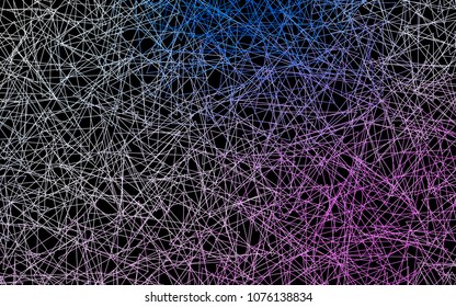 Dark Pink, Blue vector abstract colorful background, which consist of triangles. Pattern with colored triangles on white background.