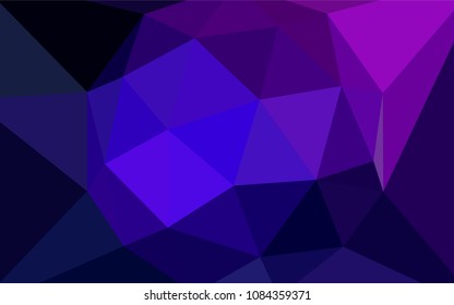 Dark Pink, Blue vector abstract polygonal pattern. Polygonal abstract illustration with gradient. Pattern for a brand book's backdrop.
