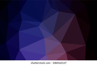 Dark Pink, Blue vector abstract mosaic pattern. Glitter abstract illustration with an elegant design. Brand-new design for your business.