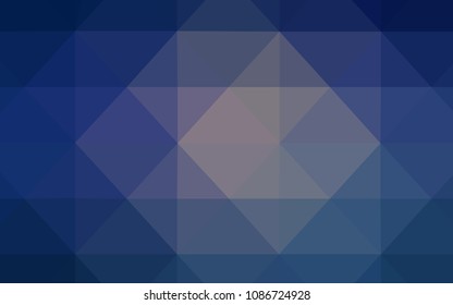 Dark Pink, Blue vector abstract mosaic backdrop. Colorful abstract illustration with triangles. Brand new design for your business.