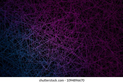 Dark Pink, Blue vector abstract colorful background, which consist of triangles. Pattern with colored triangles on white background.