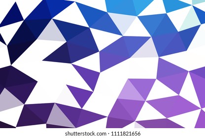 Dark Pink, Blue vector abstract polygonal abstract polygonal. An elegant bright illustration with gradient. The elegant pattern can be used as part of a brand book.