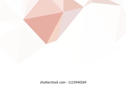 Dark Pink, Blue vector abstract mosaic background. Shining polygonal illustration, which consist of triangles. Textured pattern for your backgrounds.