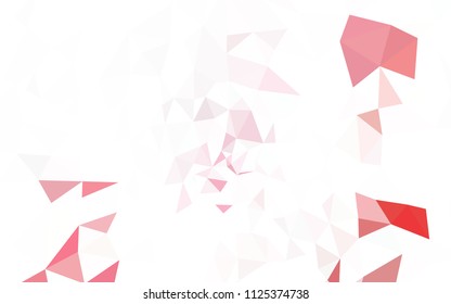 Dark Pink, Blue vector abstract mosaic background. A sample with polygonal shapes. Pattern for a brand book's backdrop.