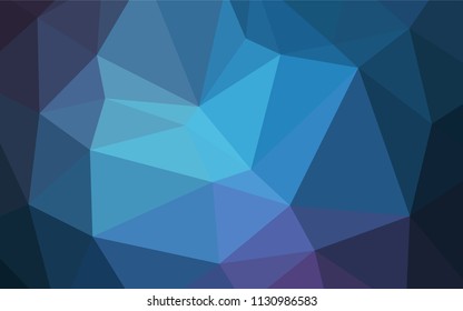 Dark Pink, Blue vector abstract polygonal pattern. Polygonal abstract illustration with gradient. The polygonal design can be used for your web site.