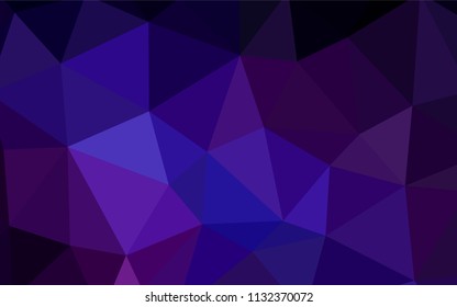 Dark Pink, Blue vector abstract mosaic backdrop. Creative geometric illustration in Origami style with gradient. New template for your brand book.