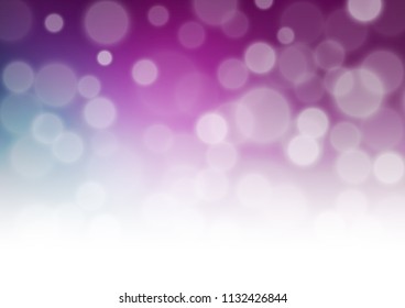 Dark Pink, Blue vector abstract bokeh pattern. Colorful illustration in blurry style with gradient. A completely new design for your business.