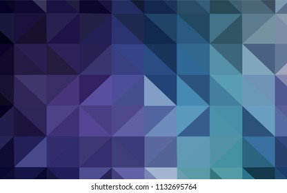 Dark Pink, Blue vector abstract mosaic backdrop. Elegant bright polygonal illustration with gradient. Brand new style for your business design.