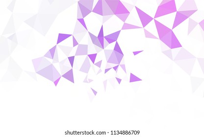 Dark Pink, Blue vector abstract polygonal pattern. Colorful illustration in polygonal style with gradient. A new texture for your web site.
