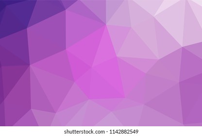 Dark Pink, Blue vector abstract mosaic backdrop. Modern abstract illustration with triangles. Template for cell phone's backgrounds.