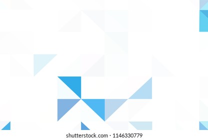 Dark Pink, Blue vector abstract mosaic background. Geometric illustration in Origami style with gradient.  Triangular pattern for your design.