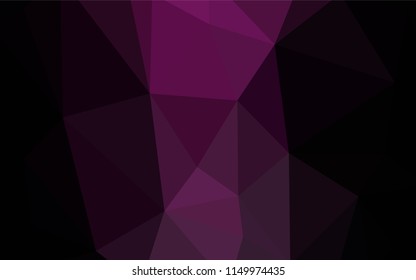Dark Pink, Blue vector abstract polygonal background. Modern abstract illustration with triangles. Template for cell phone's backgrounds.