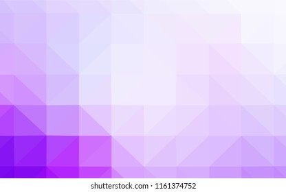 Dark Pink, Blue vector abstract polygonal template. Polygonal abstract illustration with gradient. Completely new template for your banner.