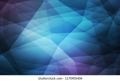 Dark Pink, Blue vector abstract polygonal background. Colorful abstract illustration with triangles. Textured pattern for your backgrounds.