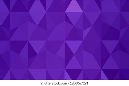 Dark Pink, Blue vector abstract polygonal pattern. Colorful abstract illustration with triangles. Triangular pattern for your design.