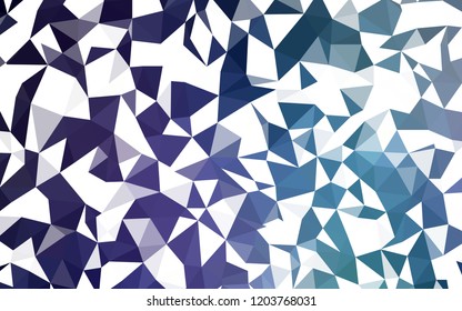 Dark Pink, Blue vector abstract mosaic backdrop. A completely new color illustration in a polygonal style. Brand new style for your business design.