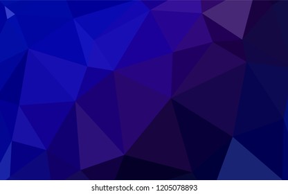 Dark Pink, Blue vector abstract polygonal background. Colorful abstract illustration with triangles. Textured pattern for your backgrounds.