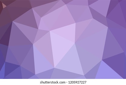 Dark Pink, Blue vector abstract polygonal template. Polygonal abstract illustration with gradient. New template for your brand book.