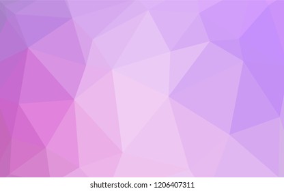 Dark Pink, Blue vector abstract polygonal background. Colorful abstract illustration with triangles. A new texture for your web site.