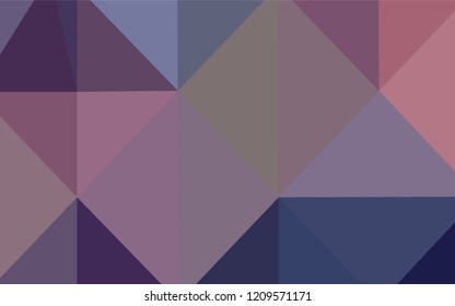 Dark Pink, Blue vector abstract mosaic backdrop. Glitter abstract illustration with an elegant design. The polygonal design can be used for your web site.