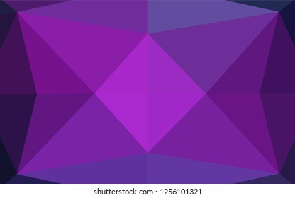 Dark Pink, Blue vector abstract mosaic pattern. An elegant bright illustration with gradient. The elegant pattern can be used as part of a brand book.