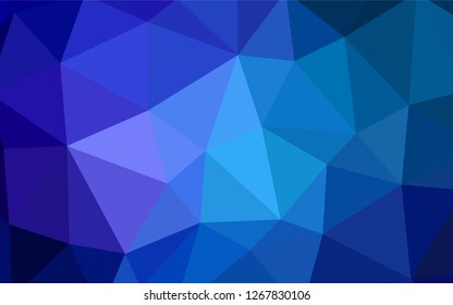 Dark Pink, Blue vector abstract polygonal pattern. Colorful illustration in polygonal style with gradient. Pattern for a brand book's backdrop.
