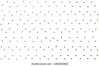 Dark Pink, Blue vector  abstract polygonal pattern. Colorful illustration in abstract style with triangles. Pattern for a brand book's backdrop.