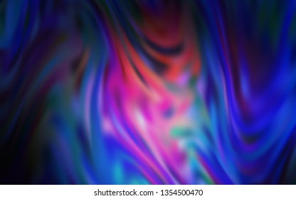 Dark Pink, Blue vector abstract bright pattern. Creative illustration in halftone style with gradient. New style design for your brand book.