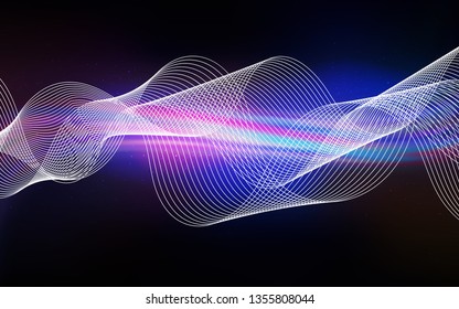 Dark Pink, Blue vector abstract blurred background. Colorful abstract illustration with gradient. Completely new design for your business.