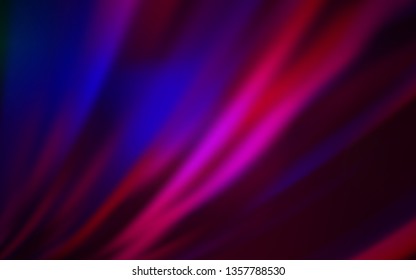 Dark Pink, Blue vector abstract blurred layout. Creative illustration in halftone style with gradient. New style design for your brand book.