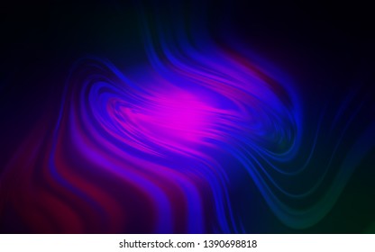 Dark Pink, Blue vector abstract blurred layout. Glitter abstract illustration with gradient design. The best blurred design for your business.