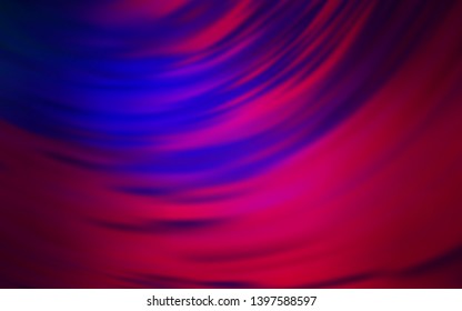 Dark Pink, Blue vector abstract blurred background. A completely new colored illustration in blur style. Background for designs.