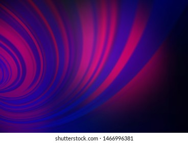 Dark Pink, Blue vector abstract blurred template. Creative illustration in halftone style with gradient. The background for your creative designs.