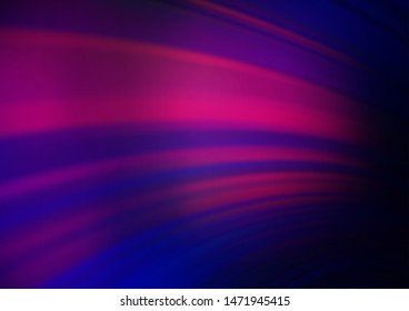 Dark Pink, Blue vector abstract bright template. A completely new color illustration in a bokeh style. A completely new template for your design.