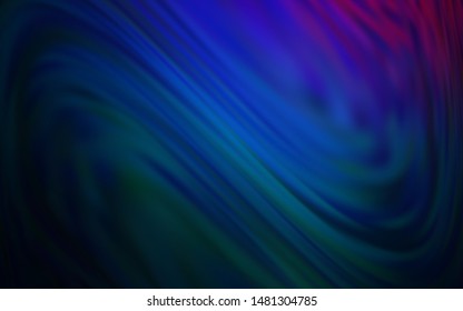 Dark Pink, Blue vector abstract layout. Creative illustration in halftone style with gradient. New design for your business.
