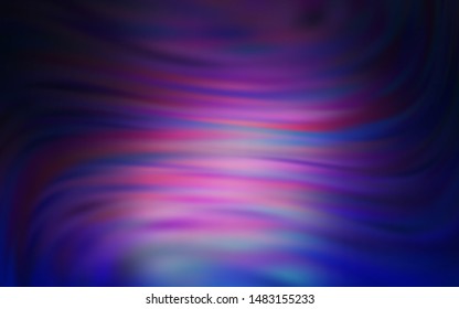 Dark Pink, Blue vector abstract blurred background. Creative illustration in halftone style with gradient. Smart design for your work.