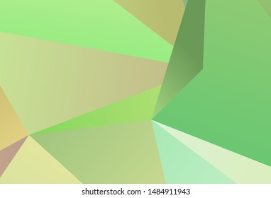 Dark Pink, Blue vector abstract polygonal background. Geometric illustration in Origami style with gradient.  Best triangular design for your business.