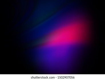 Dark Pink, Blue vector abstract bright background. Creative illustration in halftone style with gradient. The template can be used for your brand book.
