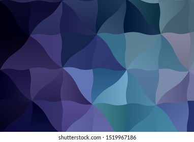 Dark Pink, Blue vector abstract mosaic pattern. Colorful illustration in abstract style with triangles. Brand new design for your business.