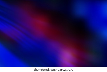 Dark Pink, Blue vector abstract blurred background. Shining colored illustration in smart style. Blurred design for your web site.