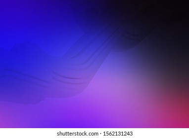 Dark Pink, Blue vector abstract blurred layout. Colorful abstract illustration with gradient. Background for a cell phone.