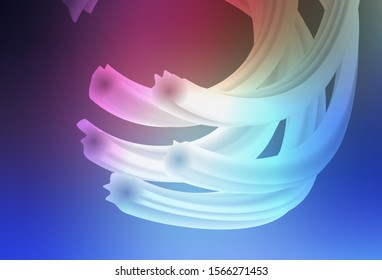 Dark Pink, Blue vector abstract blurred layout. Colorful illustration in abstract style with gradient. Smart design for your work.