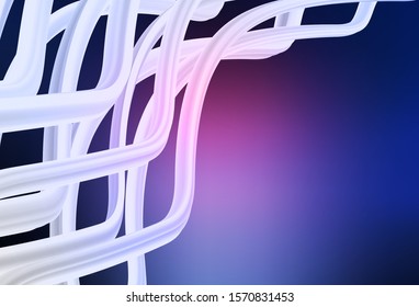 Dark Pink, Blue vector abstract blurred layout. A completely new colored illustration in blur style. New style design for your brand book.