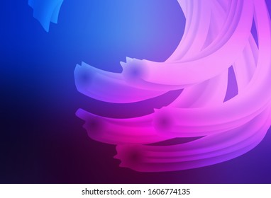 Dark Pink, Blue vector abstract bright texture. Abstract colorful illustration with gradient. New style design for your brand book.