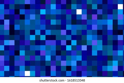 Dark Pink, Blue vector abstract textured polygonal background. Blurry rectangular design. The pattern with repeating rectangles can be used for background.