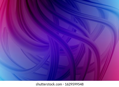 Dark Pink, Blue vector abstract blurred layout. An elegant bright illustration with gradient. New style for your business design.