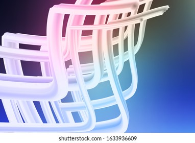 Dark Pink, Blue vector abstract blurred layout. Shining colorful illustration in smart style. Completely new design for your business.
