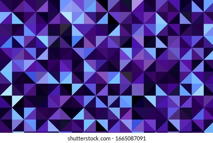 Dark Pink, Blue vector abstract polygonal pattern. Glitter abstract illustration with an elegant design. The elegant pattern can be used as part of a brand book.