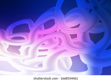 Dark Pink, Blue vector abstract bright template. A completely new colored illustration in blur style. New style for your business design.