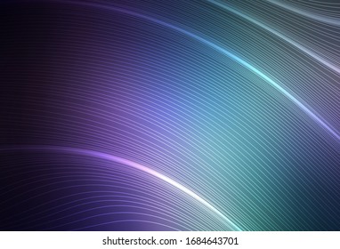 Dark Pink, Blue vector abstract layout. Creative illustration in halftone style with gradient. Background for designs.